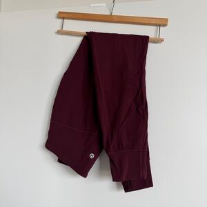 lululemon Burgundy Align Joggers